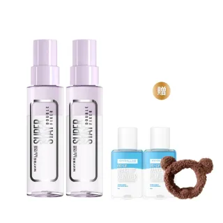 【MAYBELLINE 媚比琳】超持久極細雙效定妝噴霧2入組(#神級膠水定妝)