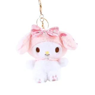 【SANRIO 三麗鷗】春櫻花大耳狗酷洛米美樂帕恰玩偶娃娃吊飾鑰匙圈毛絨包包吊飾(生日禮物兒 