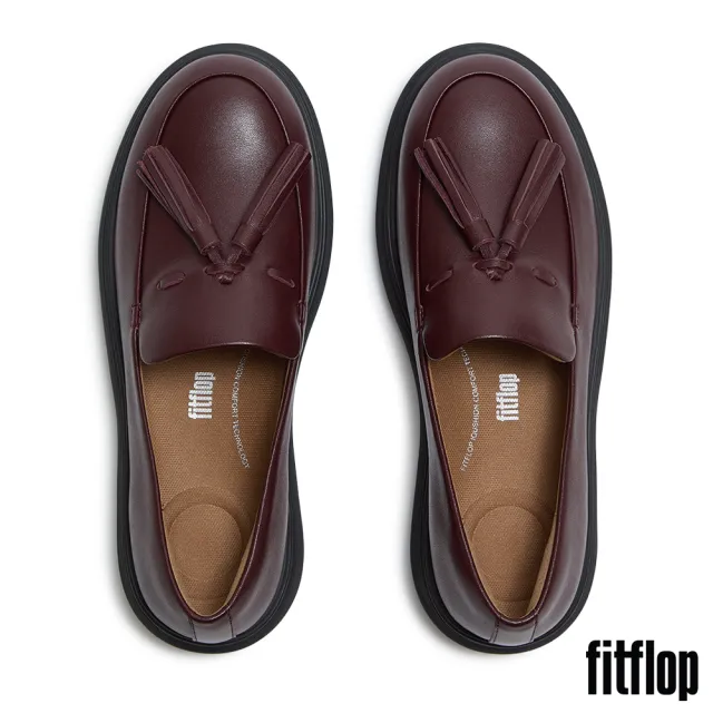 【FitFlop】iQ-COMFF 流蘇皮革樂福鞋 宋慧喬同款-女(二色)