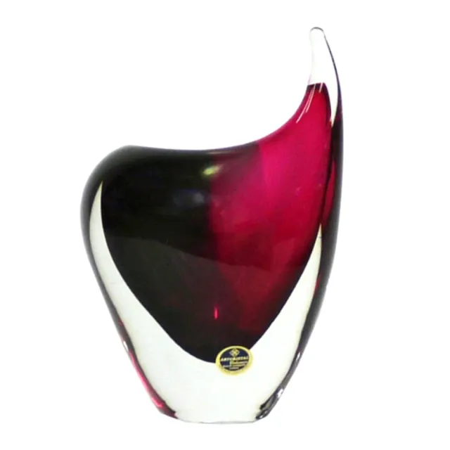 【TOP ART LIVING】熱情火焰 The passionate flame 黑紅色(小)(琉璃 送禮 藝品 藝術禮品 捷克製)