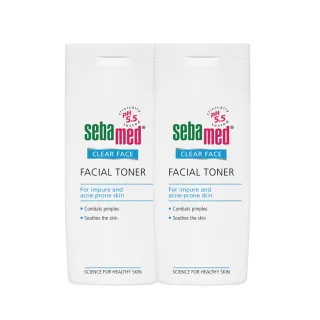 【SEBAMED 施巴】痘淨調理潔膚水200mlx2入(總代理)