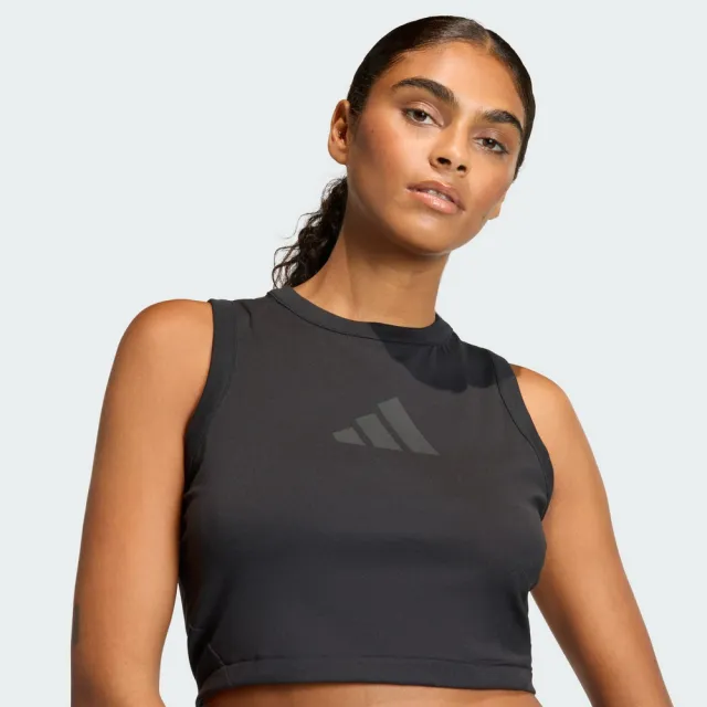 【adidas 愛迪達】運動 休閒 背心 女上衣 W Z.N.E. TNK (KC7762)