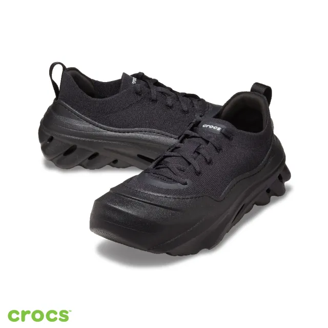 【Crocs】中性鞋 Echo Surge 波波光束運動鞋 黑色(210079-060)