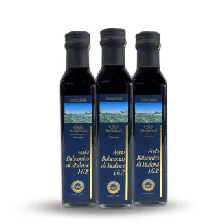 【Mengazzoli】義大利3年巴薩米克醋 I.G.P.認證250ml(果然好醋X3)