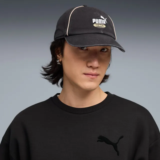 【PUMA】帽子 運動帽 棒球帽 遮陽帽 黑 02684101