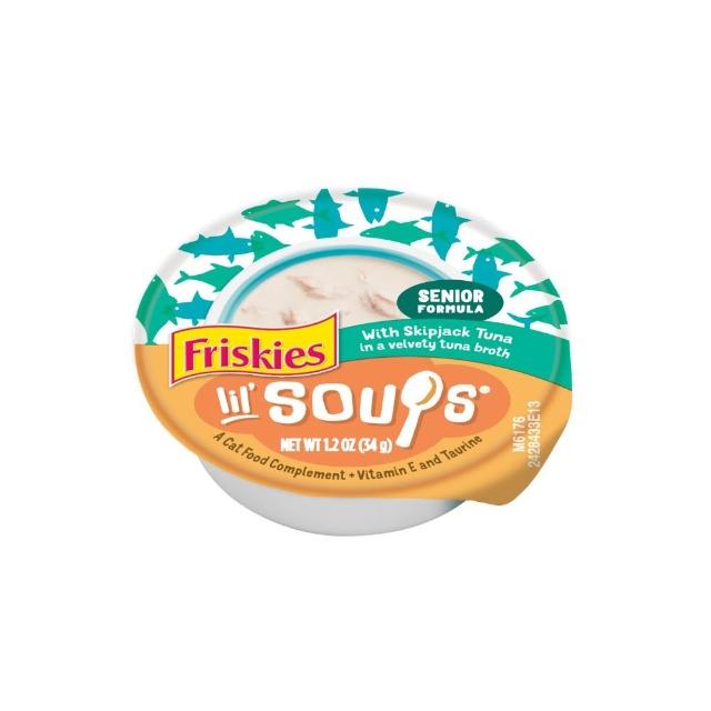 即期品【Friskies 喜躍】美式濃湯 34gx8罐(貓湯杯 補水)