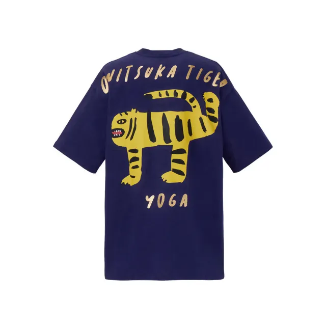 【Onitsuka Tiger】鬼塚虎-老虎印花塗鴉短袖上衣(2183B624-200/2183B624-400/2183B623-001/2183B623-750)