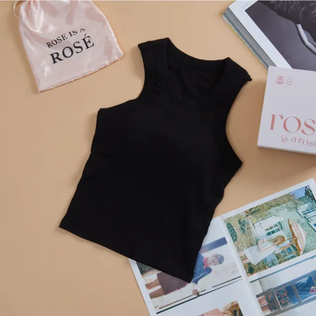 【ROSE IS A ROSE】內搭運動內搭首選_削肩背心(韓國 李多慧 代言)