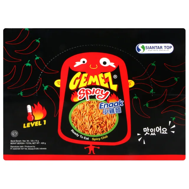 【enaak 小雞麵】香辣小雞麵(14gx30包)