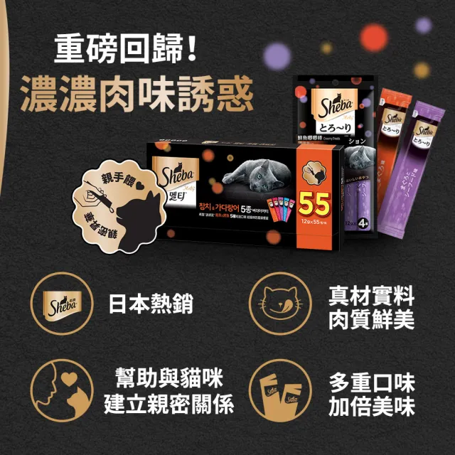 【Sheba】誘惑泥12g*4入-6包(寵物/貓零食/貓食/肉泥/貓肉泥)