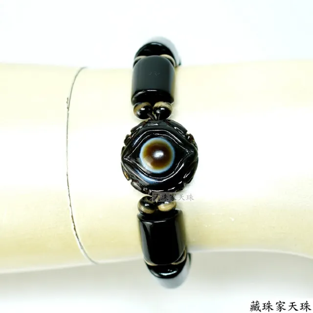 【藏珠家】精品20mm財咒天眼天珠手鍊