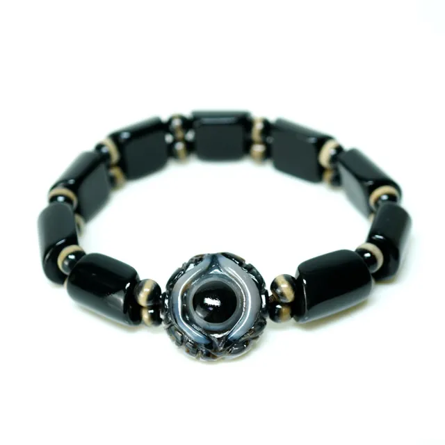 【藏珠家】精品20mm財咒天眼天珠手鍊