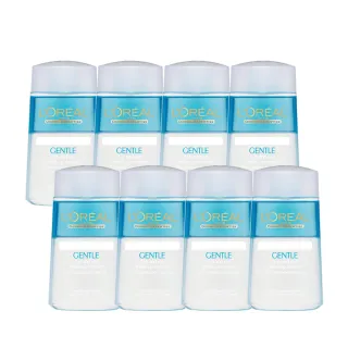 【L’OREAL Paris 巴黎萊雅】溫和眼唇卸妝液125ml_8入組
