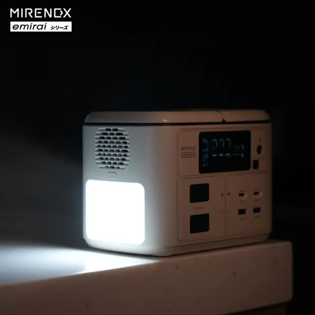 【emirai】MIRENEX儲能小瓦力PRO！手掌大儲能電站再進化NEX430！(戶外防災露營小電站/安全耐用磷酸鐵鋰)