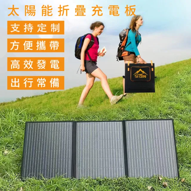 【Felsted 菲仕德】300W折疊太陽能板 太陽能充電板 300W/18V 太陽能板發電設施 光伏發電板 戶外緊急發電