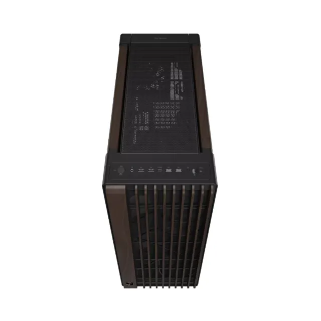 【ASUS 華碩】ProArt PA602 胡桃木金屬版 現代黑 電腦機殼 (PA602-WALNUT-WOOD-METAL)