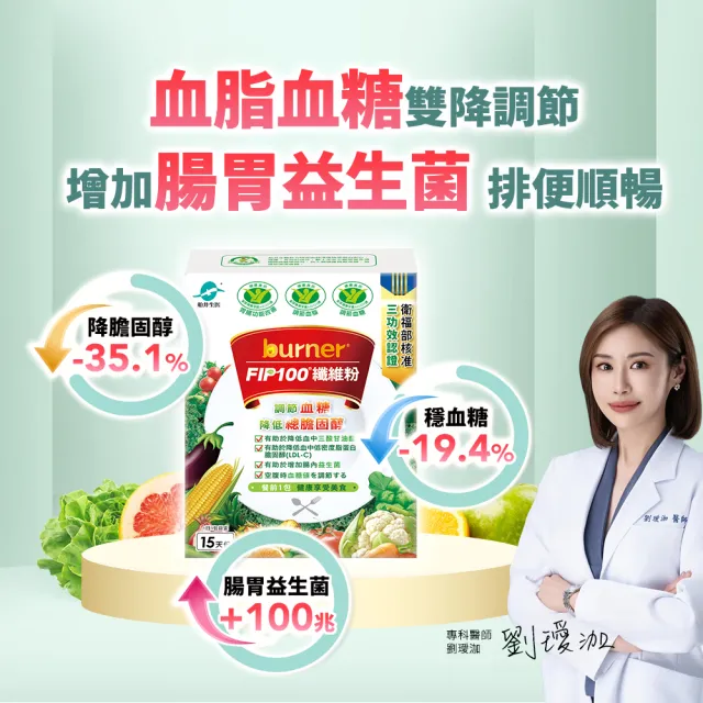 【funcare 船井生醫】FIP100纖維粉禮盒-共45包(華山公益禮盒、年節.春節送禮)