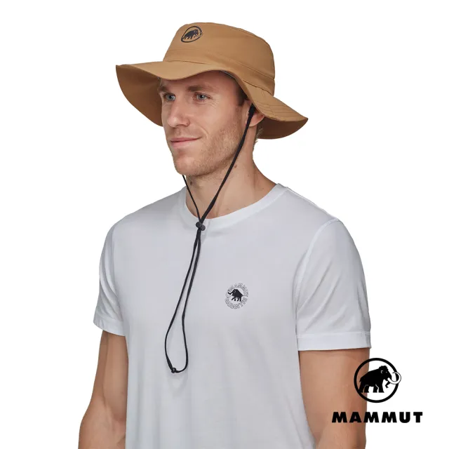 【Mammut 長毛象官方直營】Runbold Hat 防曬透氣漁夫帽 黏土棕 #1191-04614