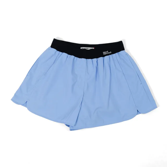 【MARDI MERCREDI】休閒短褲 藍色 撞色腰帶 可調式 COTTON SHORTS CONTRAST WAISTBAND