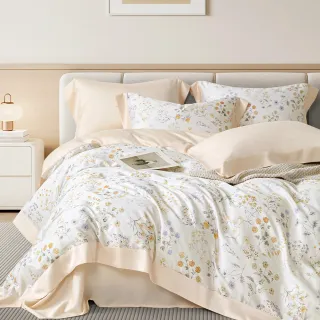 【DUYAN 竹漾】60支100%天絲床包枕套組 雙人 -多款任選 台灣製 300織 天絲床包 床包 床單 涼感床包