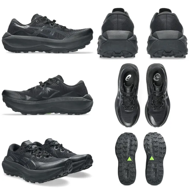【asics 亞瑟士】TRABUCO MAX 5 男款 越野 慢跑鞋 1011C164-001-400 鈷藍與黑 黑灰 健行 郊山 健行步道適用