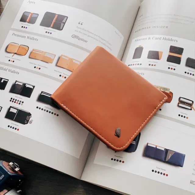 【Bellroy】Hide & Seek HI RFID防盜 植鞣皮短夾 皮夾