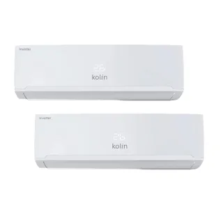【Kolin 歌林】4-5坪+7-8坪變頻冷暖一對二分離式空調(KDV-P722M201/KSA-PK282DV03A+KSA-PK502DV03A)