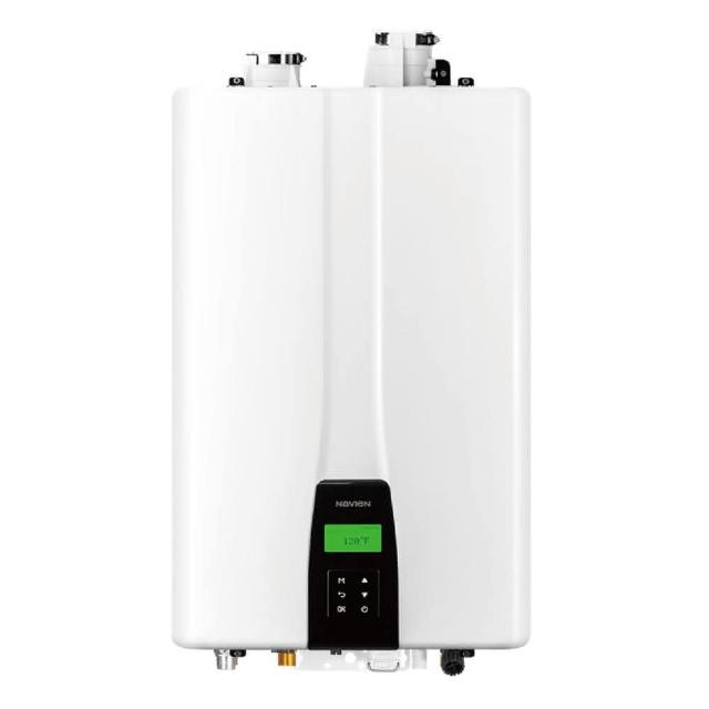 Navien納碧安 NPE-240S2 Navien 納碧安 32L 全預混燃氣熱水器 NPE-240S2 不含基本安裝,具備水溫細緻調節、低排放、冷凝式高熱效率,適合屋內使用,提供穩定熱水供應與高能源效率,是家庭用熱水器的理想選擇。