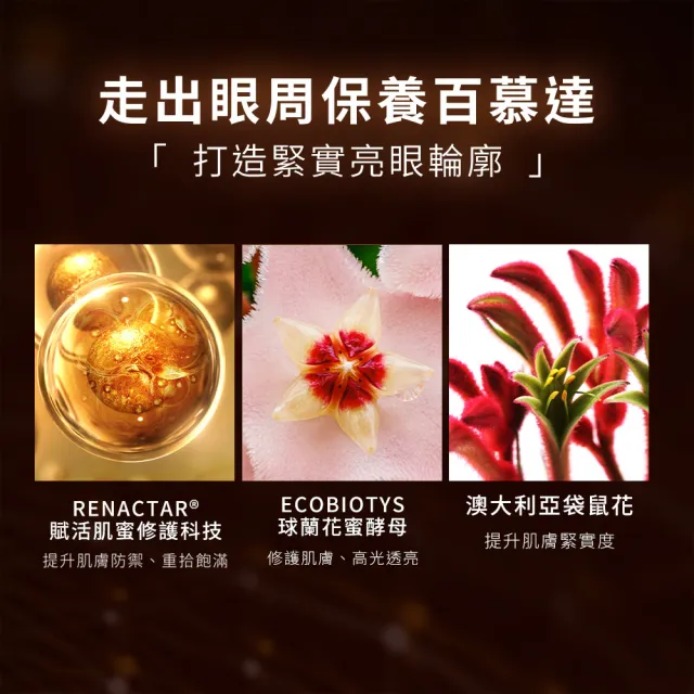 【DR.CINK 達特聖克】奇蹟撫紋花蜜賦活眼霜 15ml(保濕 抗皺 眼周保養 醫美推薦)