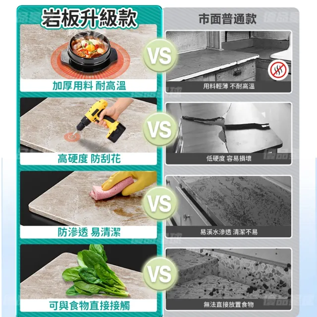 【優品星球】岩板台面六層電器架 100公分 025S(餐櫃 餐廚櫃 電器櫃  置物架 廚房電器架 中島)