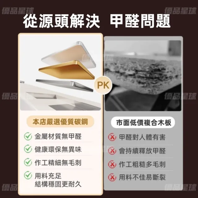 【優品星球】岩板台面六層電器架 100公分 025S(餐櫃 餐廚櫃 電器櫃  置物架 廚房電器架 中島)