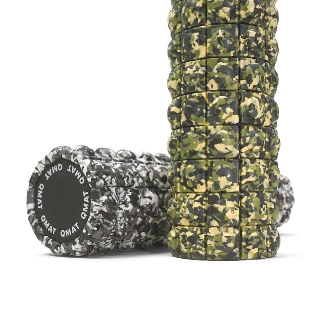 【QMAT】50cm按摩滾筒 台灣製(運動放鬆滾輪 瑜珈柱 瑜珈滾筒 Foam Roller)