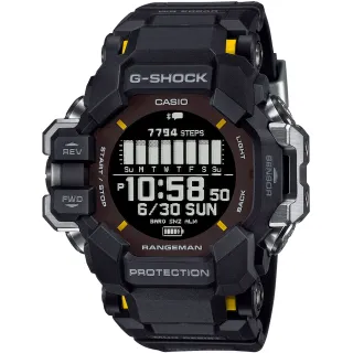 【CASIO 卡西歐】G-SHOCK 太陽能GPS心律運動錶 送禮 禮物(GPR-H1000-1)