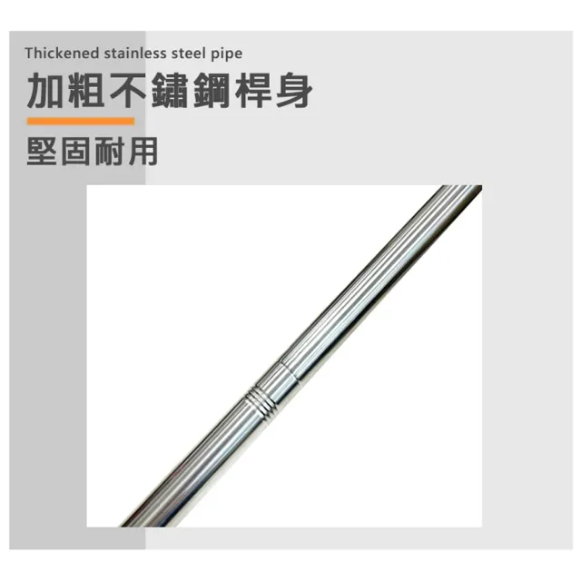 【VICTORY】業務用不鏽鋼長桿特大戶外掃把52cm-1支(落葉掃 庭院掃 室外掃 大掃把)