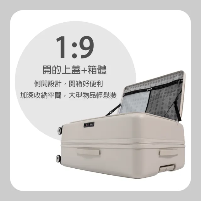 【TLCSTORE】SCANDINAVIAN FOREST北歐小刺蝟 24吋前開可擴充上掀行李箱(2年保固 海關鎖)