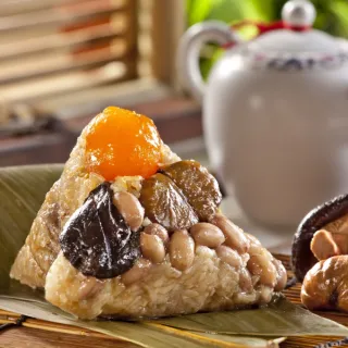 【嘉義福源】★端午早鳥優惠★招牌栗子肉粽10顆(210g/顆;無禮盒款;端午節;端午節肉粽)