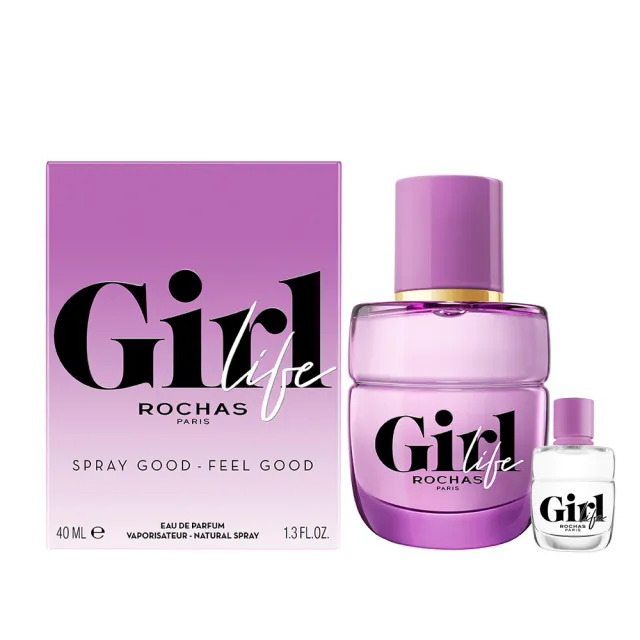 【ROCHAS 羅莎】羅莎女孩樂樂淡香精40ml(贈隨機小香乙瓶.專櫃公司貨)