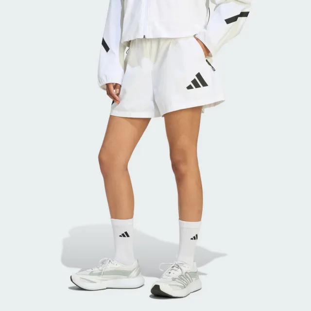 【adidas 愛迪達】運動 休閒 短褲 女褲 W Z.N.E. WV SH(KG8538)