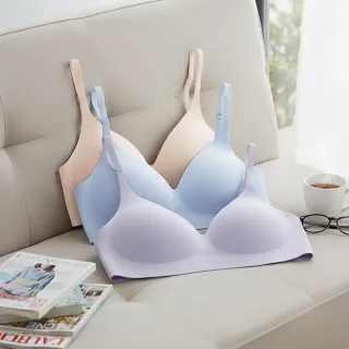 【EASY SHOP】隱型無痕無鋼圈內衣(任選一色)