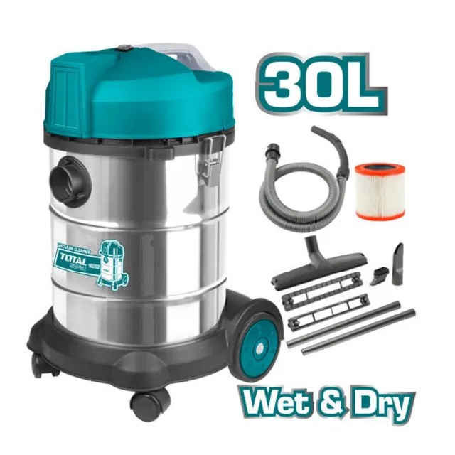 TOTAL 30L 工業吸塵器 UTVC14301 乾濕吸塵器(全配款 檢驗合格證號 R75331)