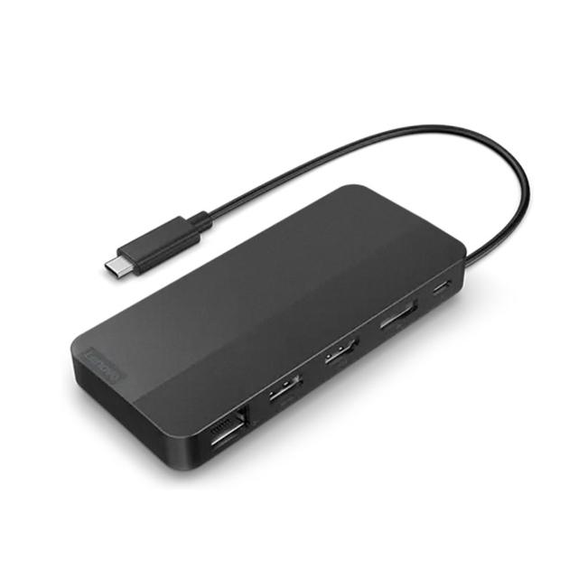 【ThinkPad 聯想】USB-C 雙顯擴充基座含充電器(40B90100TW)