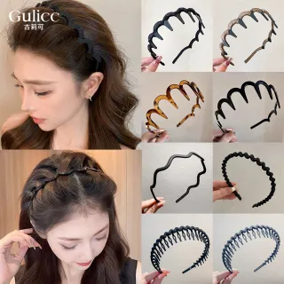 【Gulicc 古莉可】多款 洗臉專用髮箍 日常最佳整髮(7夕情人節 生日 髮飾 頭飾 鯊魚夾 抓夾 禮物)