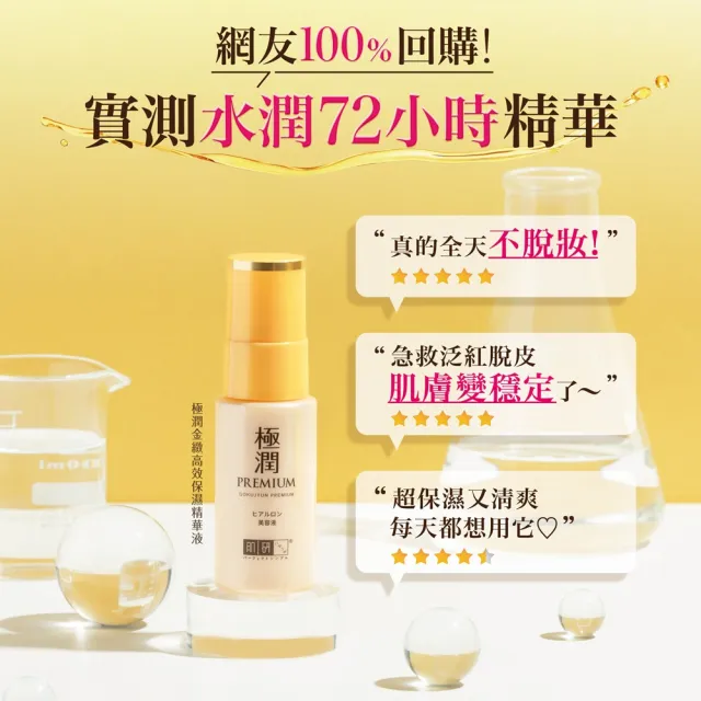 【肌研】官方直營 極潤金緻高效保濕精華液(玻尿酸 敏感肌適用)