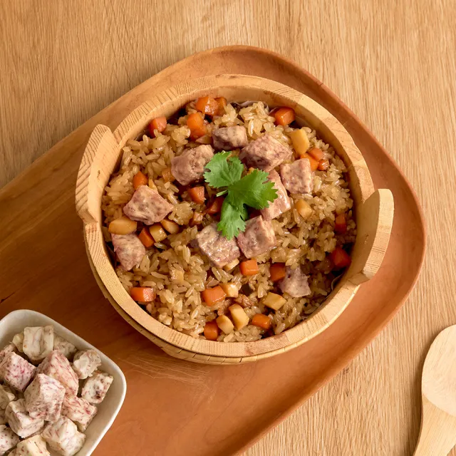 【米大師】大甲芋頭油飯 全素 220gx12包(輕鬆儲餐12入組)