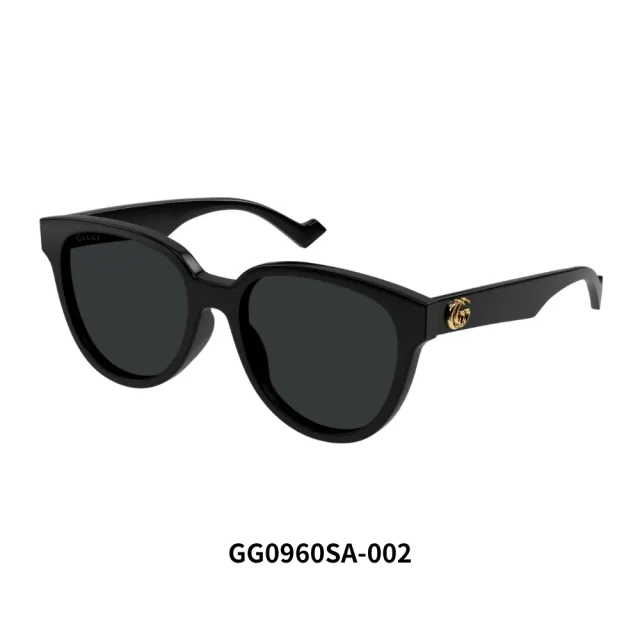 【GUCCI 古馳】亞洲版型 中性膠框太陽眼鏡組合(禮物／送禮首選 GG0416SK、GG0417SK、GG0960SA、GG1001SK)