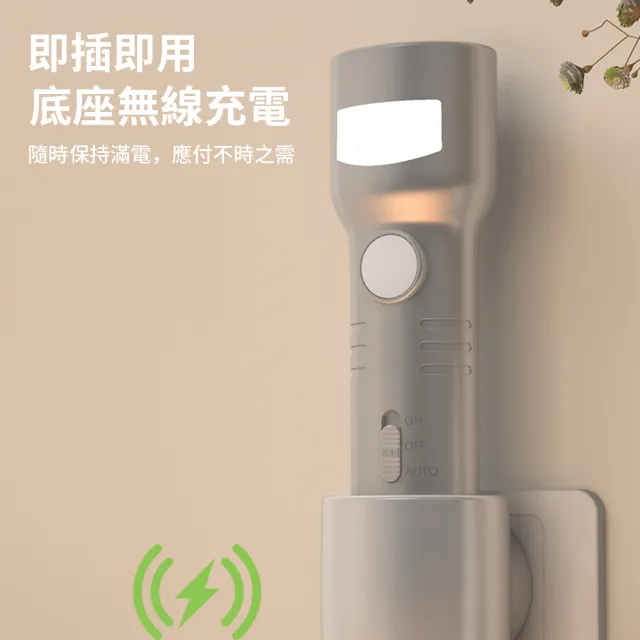 【UMIS】二合一感應小夜燈 充電款人體感應小夜燈 手電筒 + 氛圍燈雙模式 人來即亮 38SE 禮物