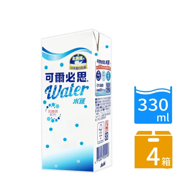 【美式賣場】可爾必思水語4箱(330mlx24入x4箱)