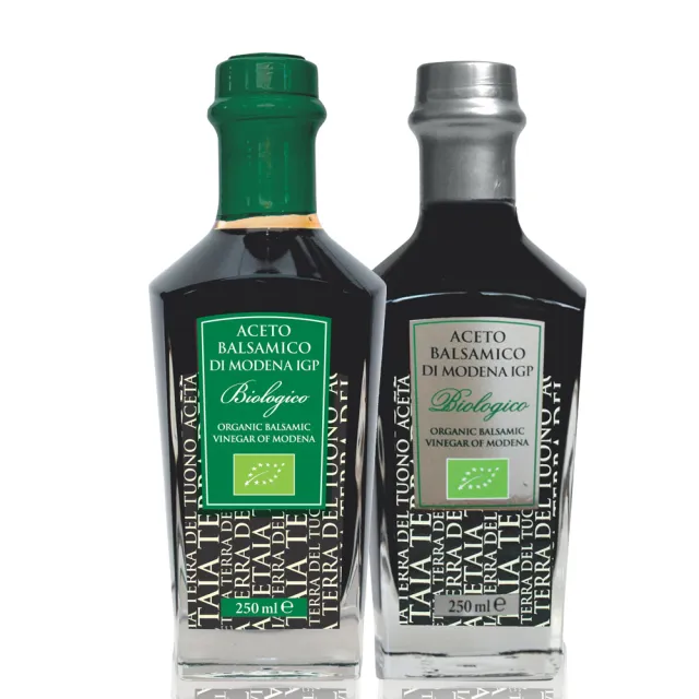 【Terra Del Tuono 雷霆之地】義大利巴薩米克醋 橡木桶熟成(綠標6年250ml+銀標2年250ml)