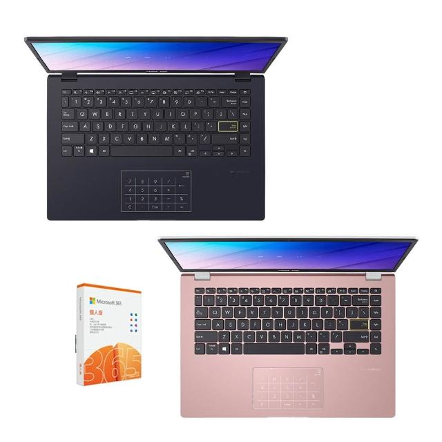 【ASUS】微軟M365一年組★14吋8G輕薄文書筆電(E410KA/N4500/8G/512G SSD/W11)