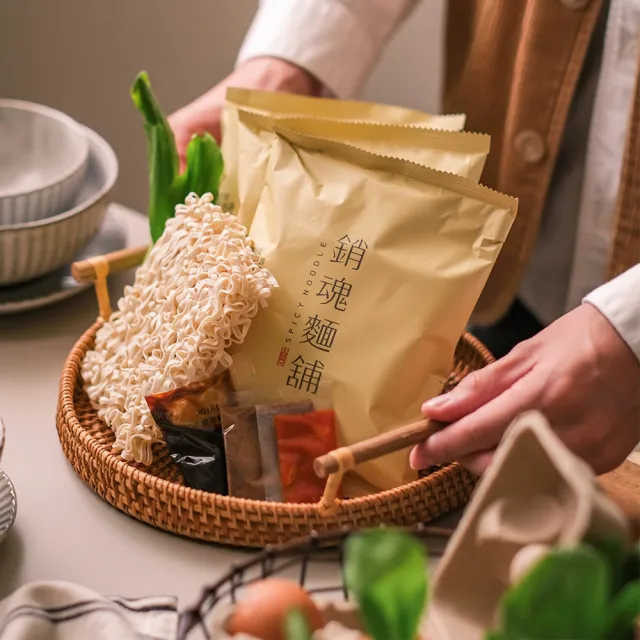 【大師兄】銷魂花生麻醬細麵118g四入組
